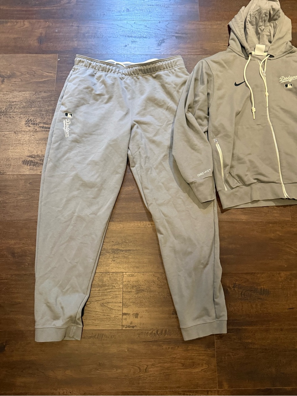 Men's Gray Dodgers Sweatpants by Nike - Dri-FIT Joggers